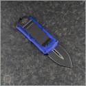 (#157-1PU) Microtech Purple Exocet Black Plain - Back