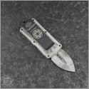 (#157-1SA) Microtech Exocet Sandtrooper White D/E Plain - Back