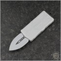 (#157-1ST) Microtech Exocet White D/E Plain - Front