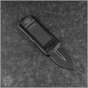 (#157-1T) Microtech Exocet Black Tactical Plain - Back