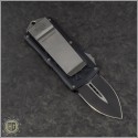 (#157-1) Microtech Exocet Black Plain - Back
