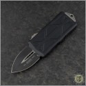 (#157-1) Microtech Exocet Black Plain - Front