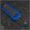 (#158-1BL) Microtech Blue Exocet T/E Stonewash Plain - Back