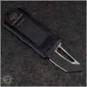 (#158-1T) Microtech Exocet T/E Black Tactical Plain - Back