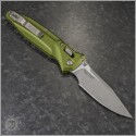 (#159RL-10OD) Microtech OD Green Socom Delta Ram-Lok S/E Stonewash Plain - Back
