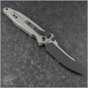 (#160-1NC) Microtech Natural Clear Socom Elite M/A Black Plain - Back
