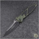 (#160-1OD) Microtech OD Green Socom Elite S/E Black Plain - Front