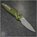 (#160RL-10FROD) Microtech OD Green Socom Elite Ram-Lok S/E Stonewash Plain Frag Handle - Back