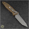 (#161-10TA) Microtech Tan Socom Elite M/A Stonewash Tanto Plain - Back