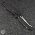 (#161-1CFI) Microtech Socom Elite M/A Tanto Black Plain w/ Carbon Fiber Inlays - Back