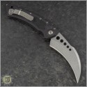 (#166-10PR) Microtech Knives Hawk Proof Run Stonewash Plain - Back