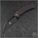 (#166-1DLCS) Microtech Knives Hawk Auto DLC Plain - Front