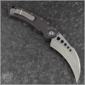 (#166S-10) Microtech Knives Hawk Stonewash Plain - Back