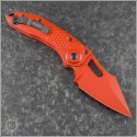 (#169-1RD-X5Z4) Microtech All Red Stitch Autoi Plain - Back