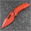 (#169-1RD-X5Z4) Microtech All Red Stitch Autoi Plain - Front