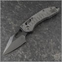 (#169RL-1DLCTFLCFS) Microtech Ram-Lok Stitch Fluted Carbon Fiber DLC Plain - Front