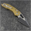 (#169RL-1FLTA) Microtech Tan Stitch Ram-Lok Fluted Aluminum Black Plain - Back