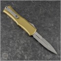 (#1701M-10APTA) Microtech Knives Tan Hera II Mini Bayonet Stonewash - Back