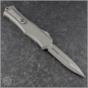 (#1702-10APNC) Microtech Knives Natural Clear Hera II Apocalyptic D/E Plain - Back
