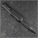 (#1702-1T) Microtech Knives Hera II Black D/E Plain - Back