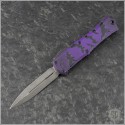 (#1702M-1HWBAS) Microtech Knives Halloween Bats Hera II Mini D/E Apocalyptic - Front