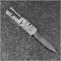 (#1702M-1HWMYS) Microtech Knives Halloween Mummy Wrap Hera II Mini D/E Apocalyptic - Back