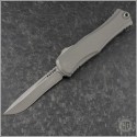 (#1705-10APNC) Microtech Knives Natural Clear Hera II Apocalyptic Recurve Plain - Front