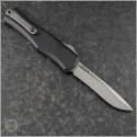 (#1705-10) Microtech Knives Hera II Stonewash Recurve Plain - Back