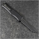 (#1705-1DLCTS) Microtech Knives Hera II DLC Tacitcal Recurve Plain - Back