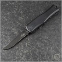 (#1705-1DLCTS) Microtech Knives Hera II DLC Tacitcal Recurve Plain - Front