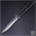 (#173-10) Microtech Tachyon III Stonewash Plain - Front