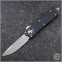 (#176-10) Microtech Executive Scarab S/E Stonewash Plain - Front
