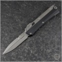 (#184-10AP) Microtech Glykon Bayonet Apocalyptic Plain - Front
