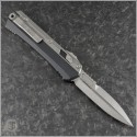 (#184-10) Microtech Glykon Bayonet Stonewash Plain - Back