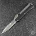 (#184-10) Microtech Glykon Bayonet Stonewash Plain - Front