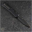 (#184-1DLCTSH) Microtech Glykon DLC Shadow Bayonet Plain - Back