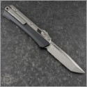 (#185-10) Microtech Glykon Tanto Stonewash Plain - Back
