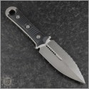 (#201-12) Microtech SBD D/E Stonewash Full Serrated - Back