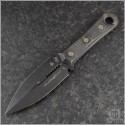 (#201-1DLCCFS) Microtech SBD D/E DLC Plain - Front