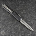 (#206-12S) Microtech Knives Makora D/E Stonewash Plain - Back