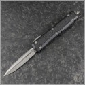 (#206-12S) Microtech Knives Makora D/E Stonewash Plain - Front