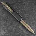 (#206-13S) Microtech Knives Makora D/E Bronzed Plain - Back