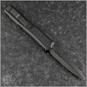 (#206-1DLCTSH) Microtech Knives Makora D/E Shadow DLC Plain - Back
