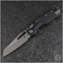 (#210-10APFRGTBK) Microtech MSI Wharncliffe Ram-Lok Stonewash Plain - Front