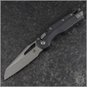 (#210-10APGTBK) Microtech MSI Wharncliffe Ram-Lok Stonewash Plain - Front