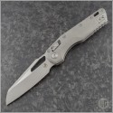 (#210-10APMS1) Microtech Titanium MSI Wharncliffe Ram-Lok Apocalyptic Plain Slabside - Front