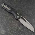 (#210-10FL) Microtech MSI Wharncliffe Ram-Lok Stonewash Plain - Back