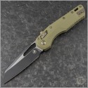 (#210-1FLGTOD-C) Microtech Fluted OD Green MSI Wharncliffe Ram-Lok Black Plain - Front