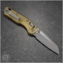 (#210M-10APFRTA) Microtech Tan MSI Mini Ram-Lok Wharncliffe Apocalyptic Plain - Back