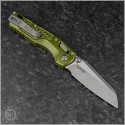 (#210M-10FROD) Microtech OD Green MSI Mini Ram-Lok Wharncliffe Stonewash Plain - Back